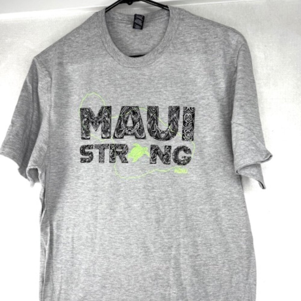 Maui Strong T-Shirts in 2 Shades of Gray